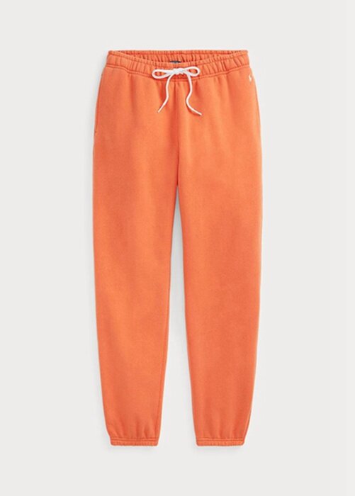 Orange Women’s Ralph Lauren Fleece Athletics Pants Orange Women’s Ralph Lauren Fleece Athletics Pants