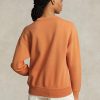 Orange Women’s Ralph Lauren Logo Graphic Fleece Sweatshirts