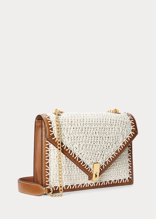Parchment Cream Women’s Ralph Lauren Polo ID Crochet Envelope Chain Crossbody Bags Parchment Cream Women’s Ralph Lauren Polo ID Crochet Envelope Chain Crossbody Bags
