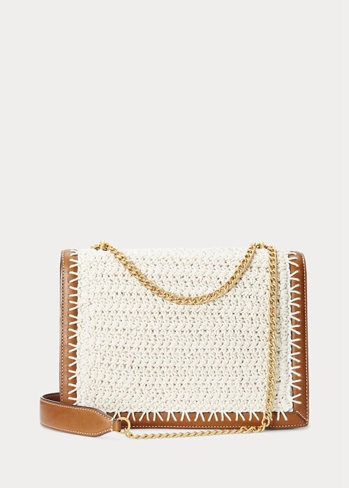 Parchment Cream Women’s Ralph Lauren Polo ID Crochet Envelope Chain Crossbody Bags Parchment Cream Women’s Ralph Lauren Polo ID Crochet Envelope Chain Crossbody Bags