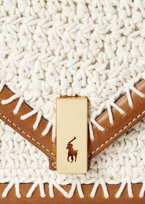 Parchment Cream Women’s Ralph Lauren Polo ID Crochet Envelope Chain Crossbody Bags Parchment Cream Women’s Ralph Lauren Polo ID Crochet Envelope Chain Crossbody Bags