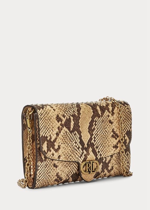 Parchment Women’s Ralph Lauren Faux-Snakeskin Medium Adair Crossbody Bags Parchment Women’s Ralph Lauren Faux-Snakeskin Medium Adair Crossbody Bags