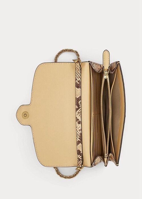 Parchment Women’s Ralph Lauren Faux-Snakeskin Medium Adair Crossbody Bags Parchment Women’s Ralph Lauren Faux-Snakeskin Medium Adair Crossbody Bags