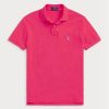 Pink Men’s Ralph Lauren Custom Slim Fit Mesh Polo Shirts Pink Men’s Ralph Lauren Custom Slim Fit Mesh Polo Shirts