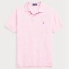 Pink Men’s Ralph Lauren Custom Slim Fit Mesh Polo Shirts