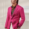 Pink Men’s Ralph Lauren Kent Basket-weave Linen-silk Sport Blazers