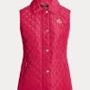 Pink Women’s Ralph Lauren Diamond-Quilted Vest