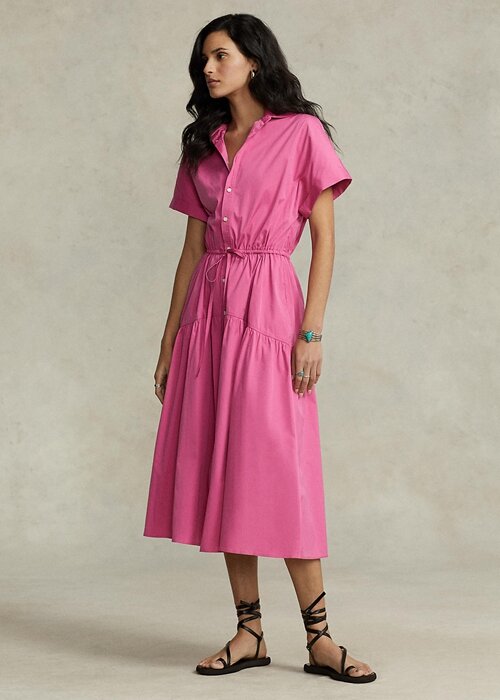 Pink Women’s Ralph Lauren Drawstring Dress Pink Women’s Ralph Lauren Drawstring Dress
