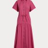 Pink Women’s Ralph Lauren Drawstring Dress Pink Women’s Ralph Lauren Drawstring Dress
