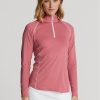 Pink Women’s Ralph Lauren Jersey Quarter-zip Pullover Sweatshirts Pink Women’s Ralph Lauren Jersey Quarter-zip Pullover Sweatshirts