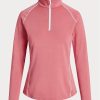 Pink Women’s Ralph Lauren Jersey Quarter-zip Pullover Sweatshirts Pink Women’s Ralph Lauren Jersey Quarter-zip Pullover Sweatshirts