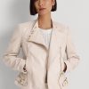 Pink Women’s Ralph Lauren Lambskin Moto Jackets Pink Women’s Ralph Lauren Lambskin Moto Jackets