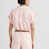 Pink Women’s Ralph Lauren Linen Dolman-Sleeve Shirts Pink Women’s Ralph Lauren Linen Dolman-Sleeve Shirts