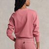 Pink Women’s Ralph Lauren Organic Cotton Crewneck Sweatshirts Pink Women’s Ralph Lauren Organic Cotton Crewneck Sweatshirts