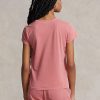 Pink Women’s Ralph Lauren Organic Cotton Crewneck T Shirts Pink Women’s Ralph Lauren Organic Cotton Crewneck T Shirts