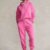 Pink Women’s Ralph Lauren Pink Pony Fleece Sweatpants