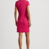 Pink Women’s Ralph Lauren Stretch Jersey Short-Sleeve Dress