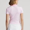 Pink Women’s Ralph Lauren Tailored Fit Jersey Polo Shirts Pink Women’s Ralph Lauren Tailored Fit Jersey Polo Shirts