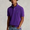 Purple Men’s Ralph Lauren Custom Slim Fit Mesh Polo Shirts Purple Men’s Ralph Lauren Custom Slim Fit Mesh Polo Shirts