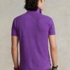 Purple Men’s Ralph Lauren Custom Slim Fit Mesh Polo Shirts