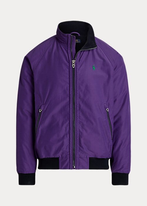 Purple Men’s Ralph Lauren Raglan-Sleeve Jackets Purple Men’s Ralph Lauren Raglan-Sleeve Jackets
