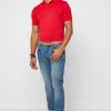 Red Men’s Ralph Lauren Basic Mesh Polo Shirts