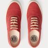 Red Men’s Ralph Lauren Canvas Sneakers
