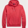 Red Men’s Ralph Lauren Double-knit Hoodie Red Men’s Ralph Lauren Double-knit Hoodie