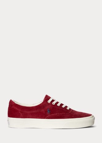 Red Men’s Ralph Lauren Keaton Corduroy Sneakers