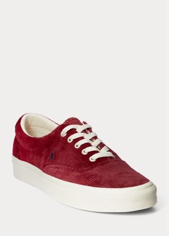 Red Men’s Ralph Lauren Keaton Corduroy Sneakers
