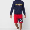 Red Men’s Ralph Lauren Logo Shorts Red Men’s Ralph Lauren Logo Shorts