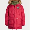 Red Men’s Ralph Lauren Reversible Down Parka  Jackets