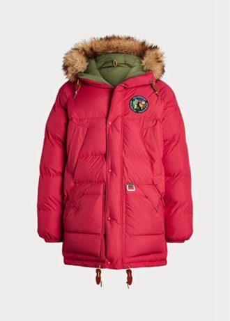 Red Men’s Ralph Lauren Reversible Down Parka  Jackets