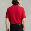 Red Men’s Ralph Lauren Slim Fit Mesh Polo Shirts Red Men’s Ralph Lauren Slim Fit Mesh Polo Shirts