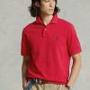 Red Men’s Ralph Lauren The Iconic Mesh Polo Shirts