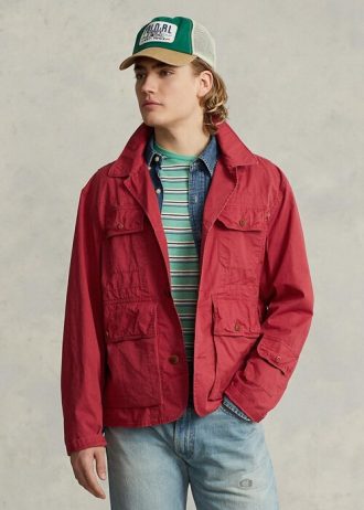Red Men’s Ralph Lauren Twill Wading Jackets