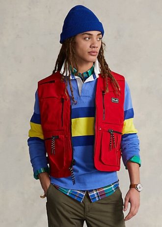 Red Men’s Ralph Lauren Water-Repellent Utility Vest