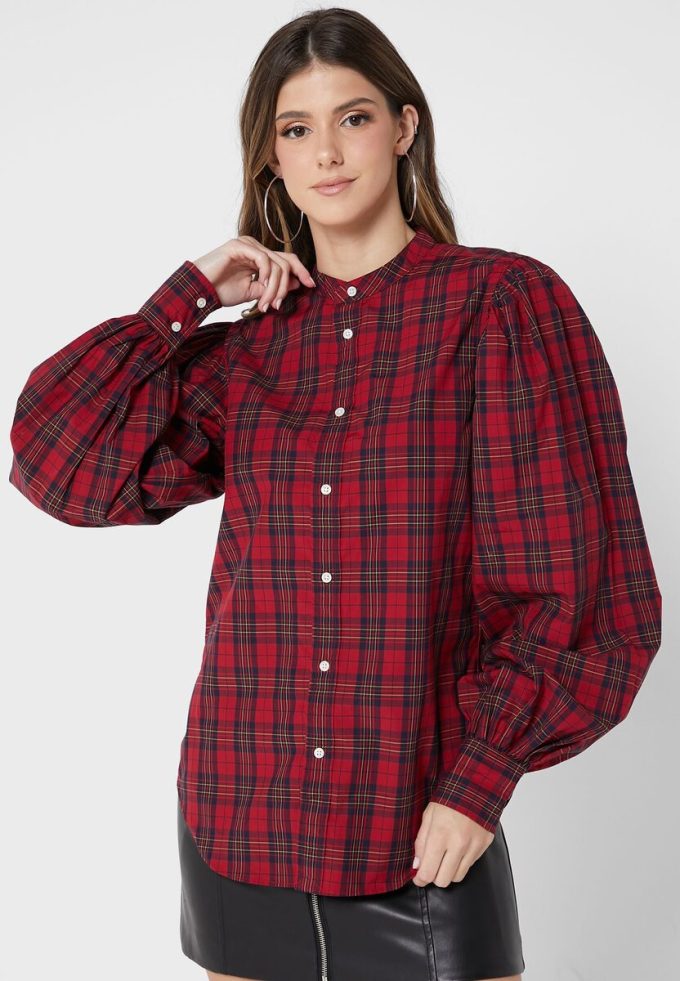 Red Women’s Ralph Lauren Button Down Tops