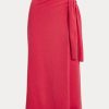 Red Women’s Ralph Lauren Cashmere Wrap Sweater Skirts