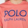 Red Women’s Ralph Lauren Graphic Logo T Shirts