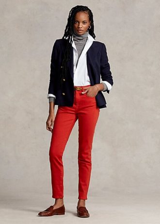 Red Women’s Ralph Lauren Tompkins High-Rise Skinny Jeans