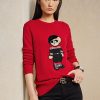Red Women’s Ralph Lauren unar New Year Bear Sweaters Red Women’s Ralph Lauren unar New Year Bear Sweaters