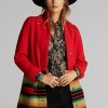 Red Women’s Ralph Lauren Wool Sweater Coats