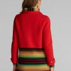 Red Women’s Ralph Lauren Wool Sweater Coats