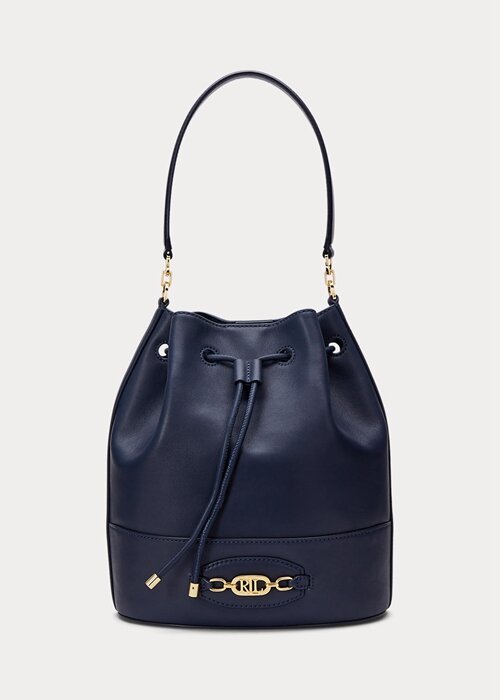 Refined Navy Women’s Ralph Lauren Leather Large Andie Handbag Refined Navy Women’s Ralph Lauren Leather Large Andie Handbag