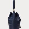 Refined Navy Women’s Ralph Lauren Leather Large Andie Handbag Refined Navy Women’s Ralph Lauren Leather Large Andie Handbag