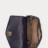 Refined Navy Women’s Ralph Lauren Quilted Leather Medium Farrah Satchel Bags