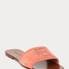 Rose Women’s Ralph Lauren Andela Calf-Suede Sandals