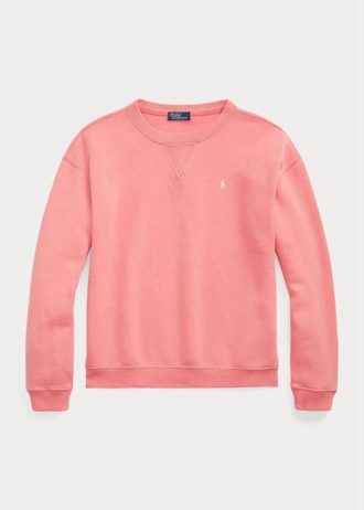 Rose Women’s Ralph Lauren Fleece Crewneck Pullover Sweatshirts