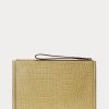 Sand Women’s Ralph Lauren Embossed Leather Envelope Handbag Sand Women’s Ralph Lauren Embossed Leather Envelope Handbag